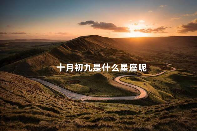 十月初九是什么星座呢