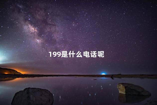 199是什么电话呢