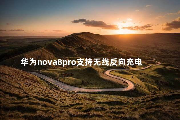 华为nova8pro支持无线反向充电吗,华为nova反向充电