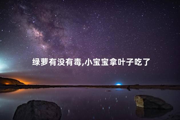 绿萝有没有毒,小宝宝拿叶子吃了，小孩吃了绿萝叶子会中毒吗