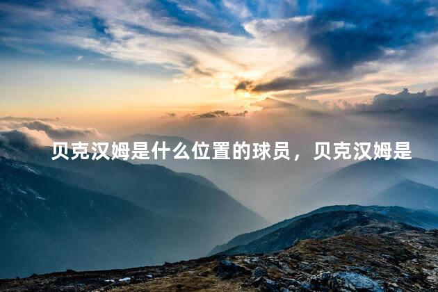 贝克汉姆是什么位置的球员，贝克汉姆是顶级球员吗